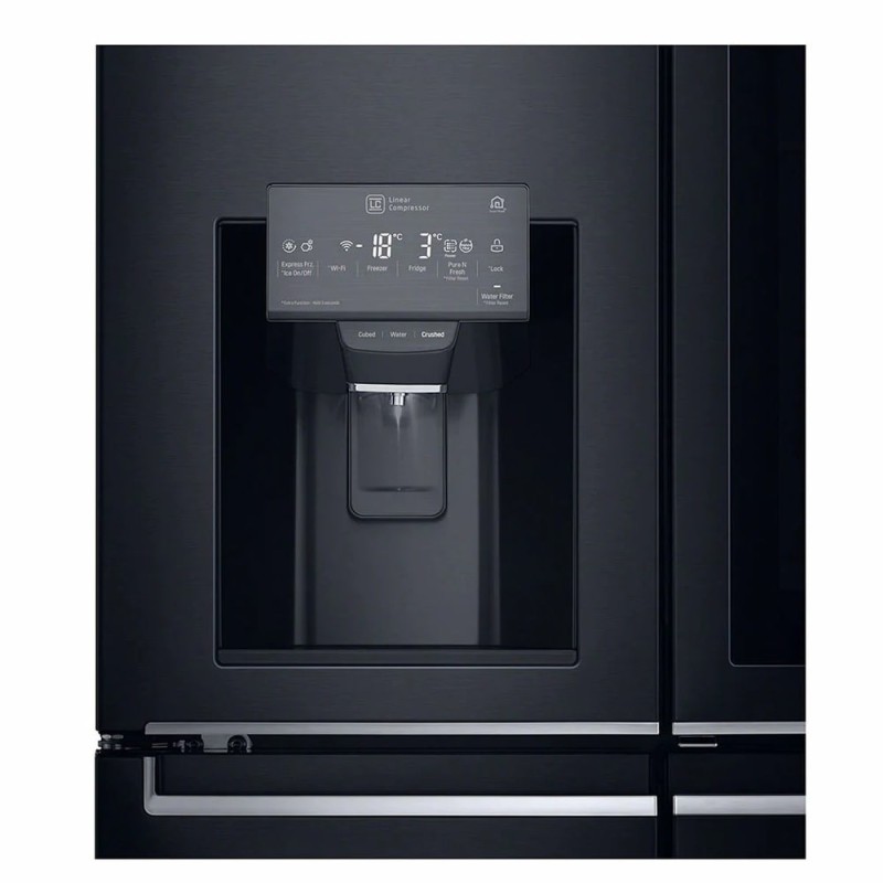 یخچال فریزر GR-X29FTQKL رنگ مشکی با قابلیت آب ریز و یخ ریز خودکار