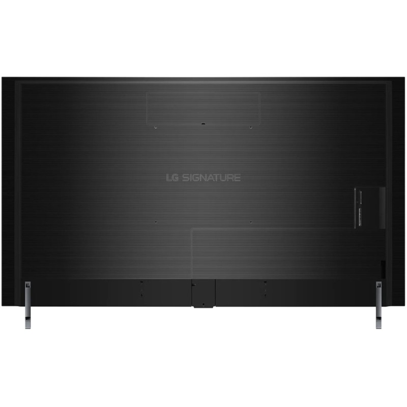 طراحی و نمای پشت تلویزیون ال جی 77Z1 و پورت های ورودی خروجی آن