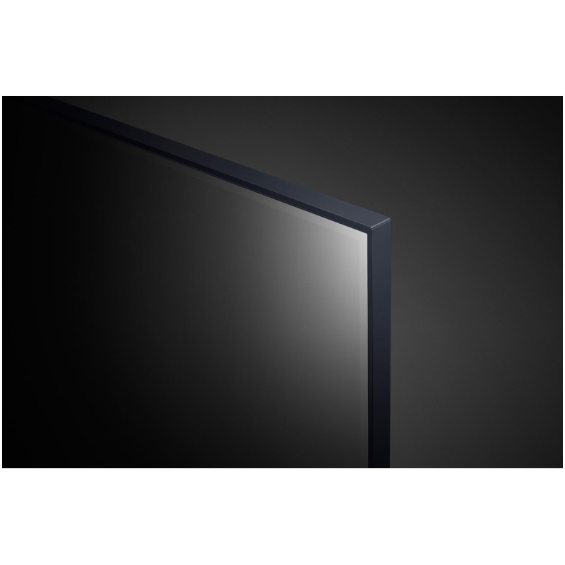 حاشیه های اطراف صفحه نمایش تلویزیون الجی 75UP8000