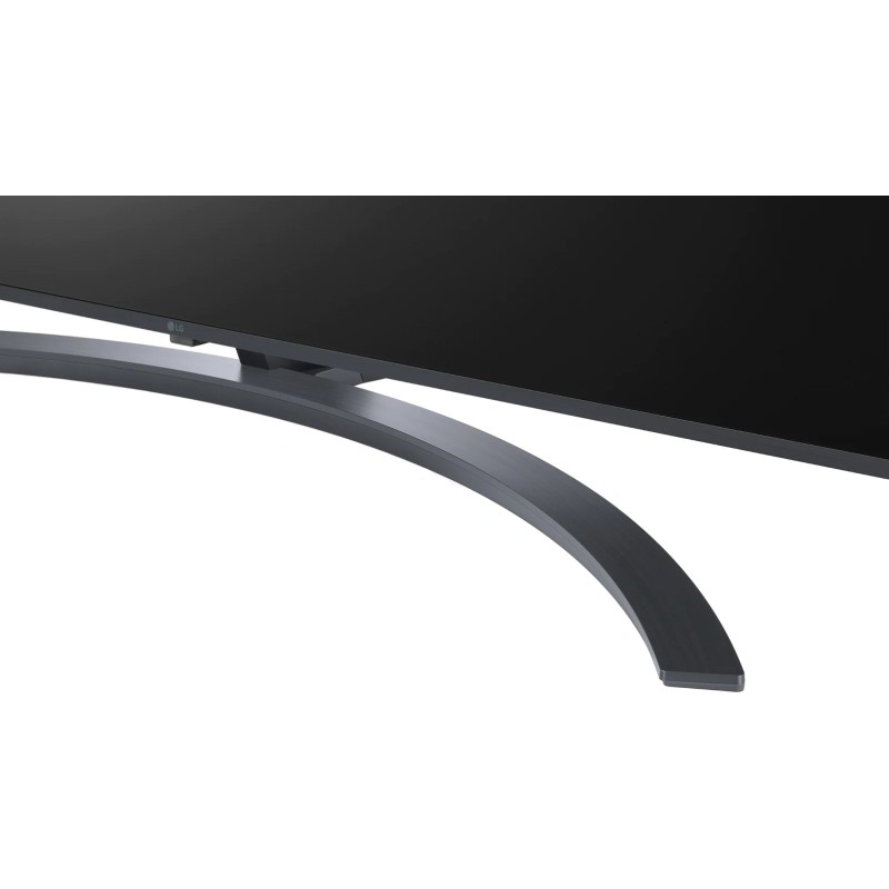 طراحی پایه هلالی شکل تلویزیون LG 70UQ8100