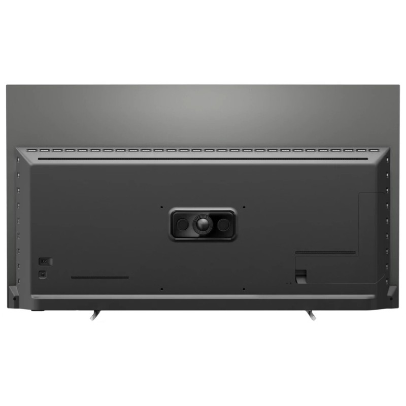 طراحی و نمای پشت تلویزیون فیلیپس 55OLED706 و پورت های ورودی خروجی آن