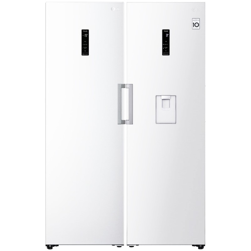 خرید یخچال فریزر ال جی F411 و B414 یا GC-F411EQDM و GC-B414EQFM رنگ سفید محصول 2020