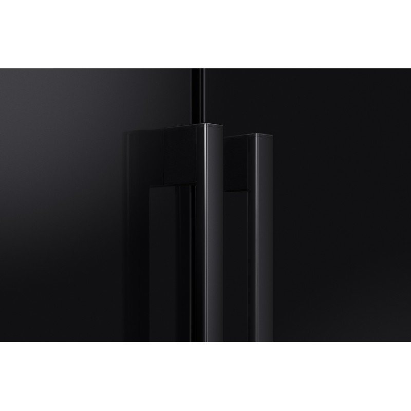 طراحی دستگیره یخچال فریزر مشکی Samsung RS50N3913BC