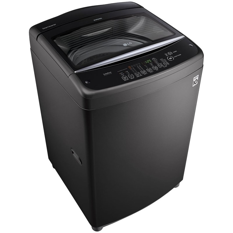 ماشین لباسشویی 16 کیلویی درب از بالا ال جی T1666NEHT2 یا T16 رنگ مشکی