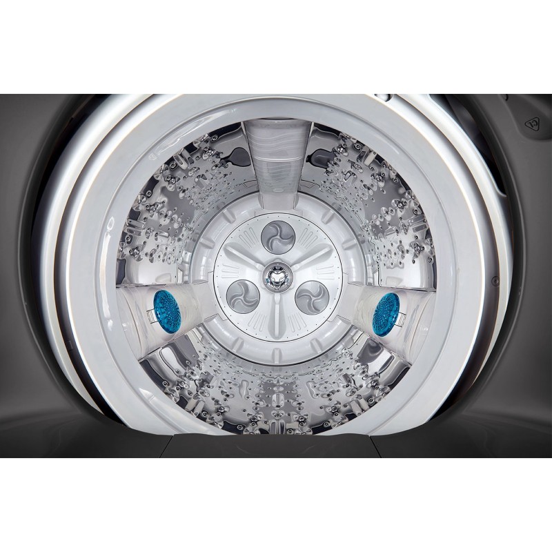 طراحی دیگ ماشین لباسشویی ال جی T1666NEHT2 با تکنولوژی TurboDrum