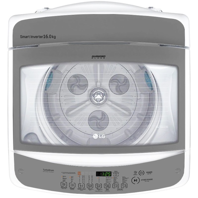 طراحی پنل درب و پنل کنترلی ماشین لباسشویی درب از بالا ال جی T1666NEFTC