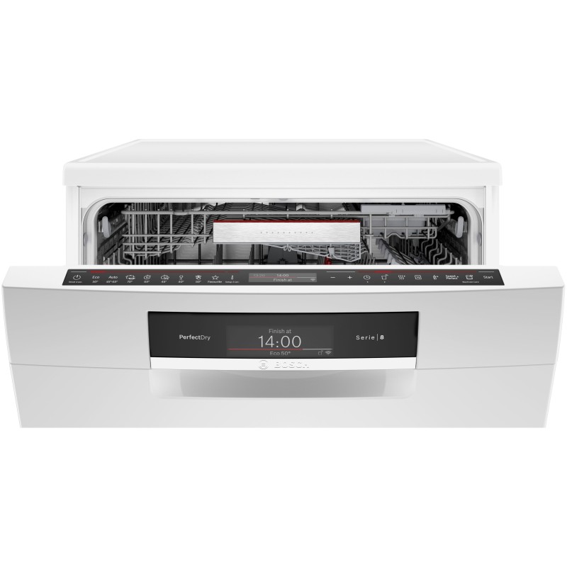 صفحه نمایش و پنل کنترلی ماشین ظرفشویی هوشمند بوش bosch sms8zdw48m