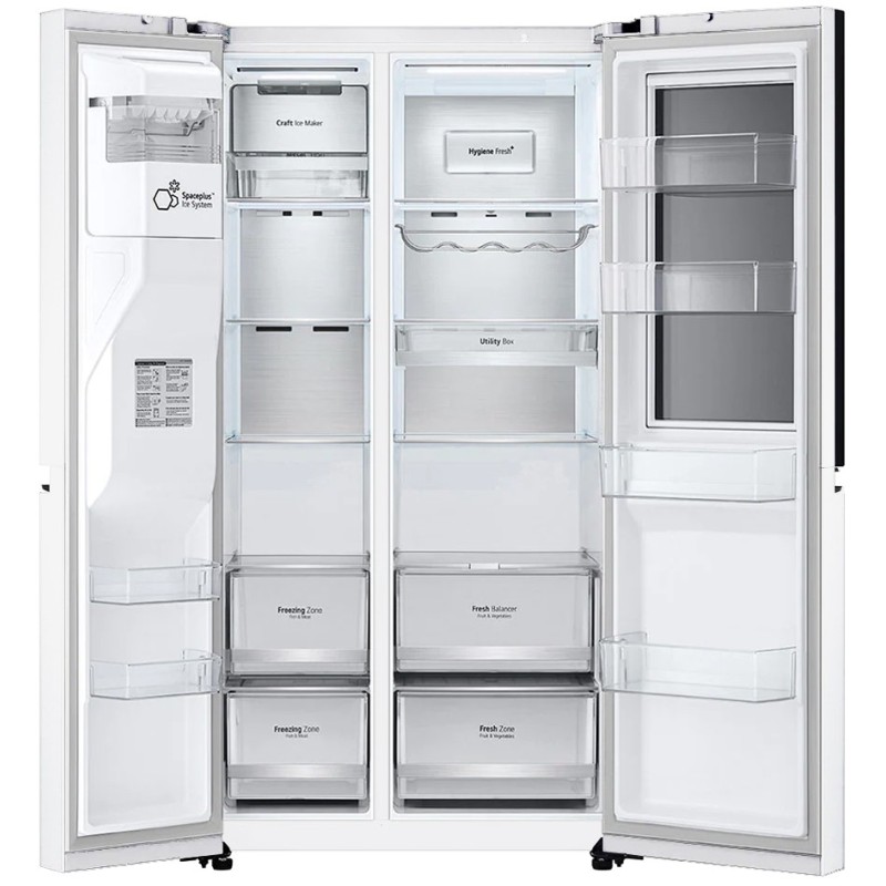 یخچال فریزر دو درب ال جی GC-X267CQHS رنگ سفید