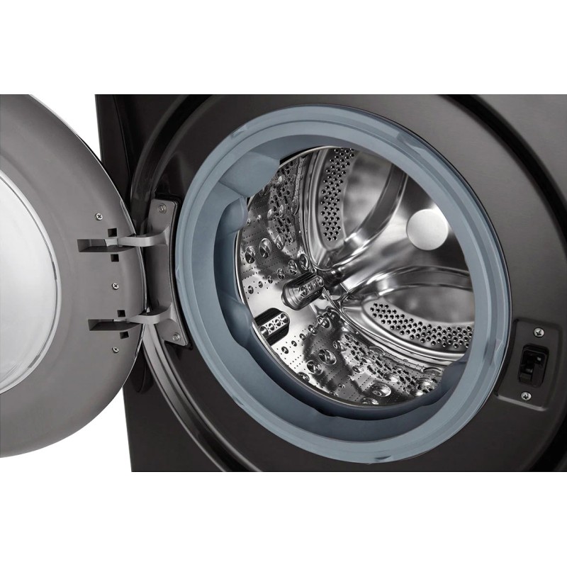 ماشین لباسشویی 2019 الجی WDV9142 رنگ مشکی با دیگ شستشوی استیل ضد زنگ