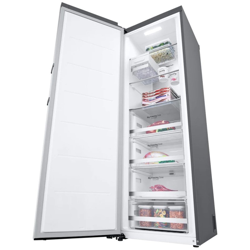 فریزر تک درب ال جی B514 رنگ نقره ای