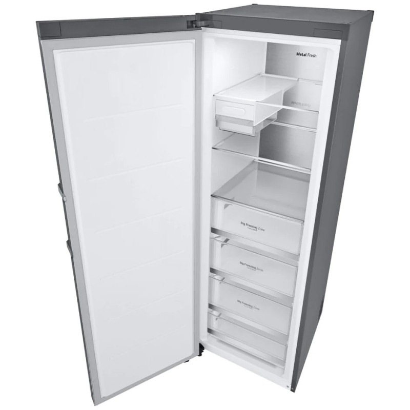 طراحی داخل فریزر 2021 ال جی GCB514ELFM رنگ نقره ای