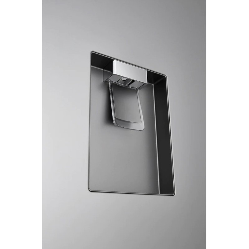 یخچال فریزر آب ریز دار الجی F511 و B514 رنگ نقره ای