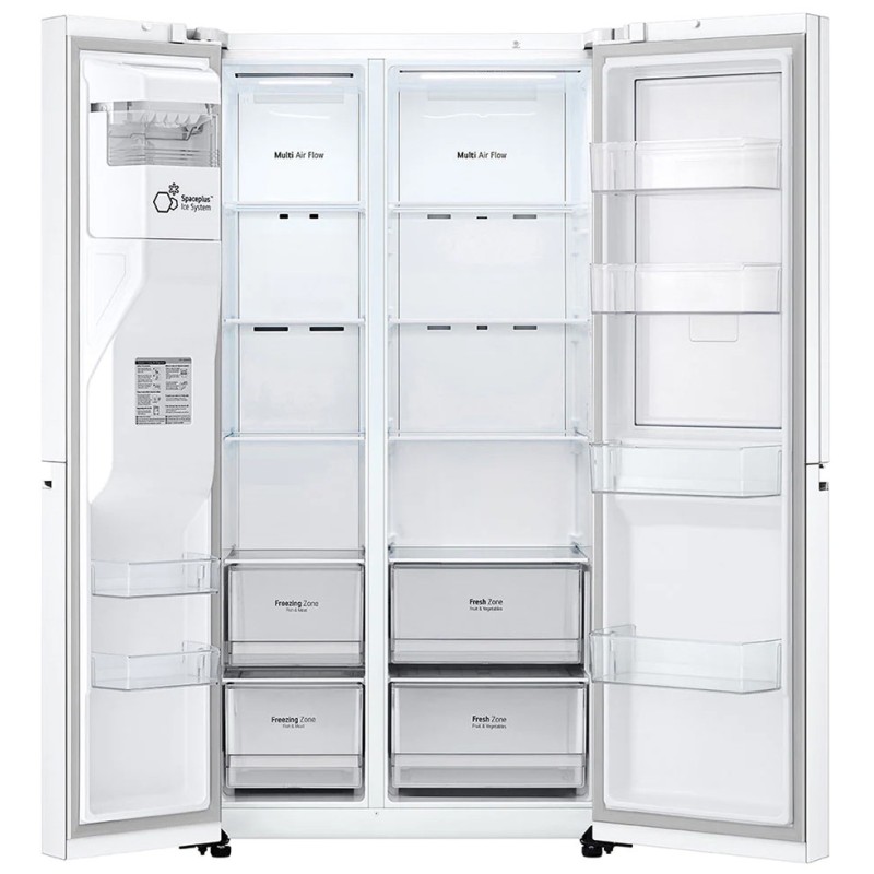 یخچال فریزر 674 لیتر ال جی J287 رنگ سفید