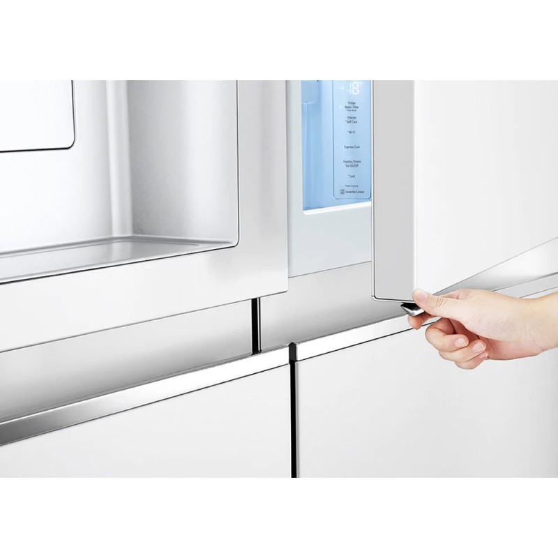 یخچال فریزر ساید ال جی J287 با دستگیره مخفی