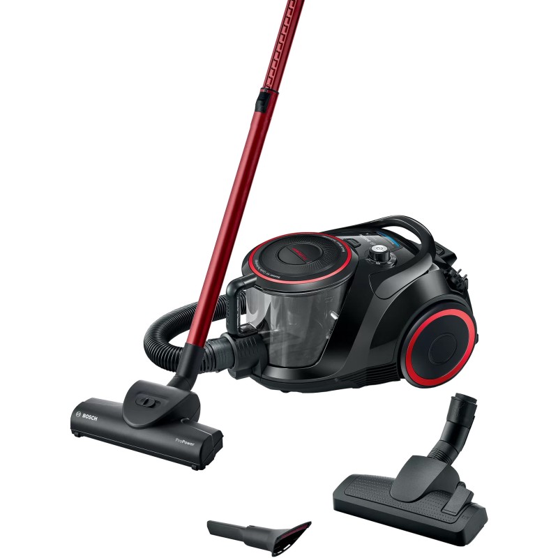 جاروبرقی 2.4 لیتر بوش BGS41POW2 رنگ مشکی و متعلقات آن