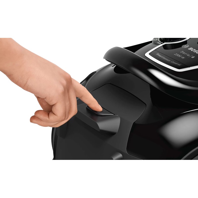 جارو برقی بوش BGS412234 با فیلتر ضد آلرژی HEPA رنگ مشکی