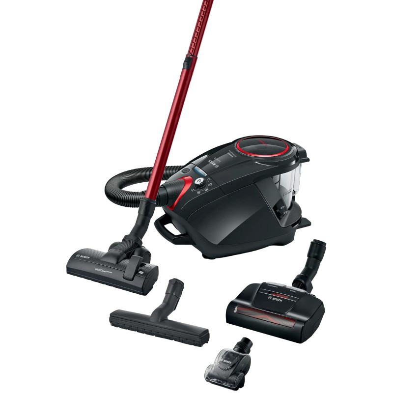 جاروبرقی 800 وات بوش BGS7POW1 رنگ مشکی و متعلقات آن