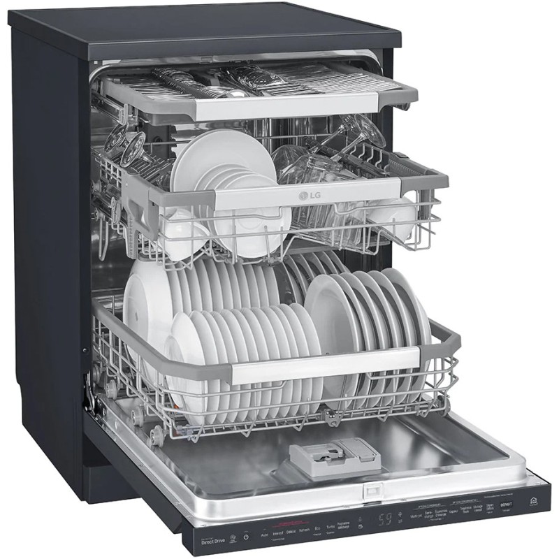 Dishwasher LG DF425HMS 14PS Black 2020