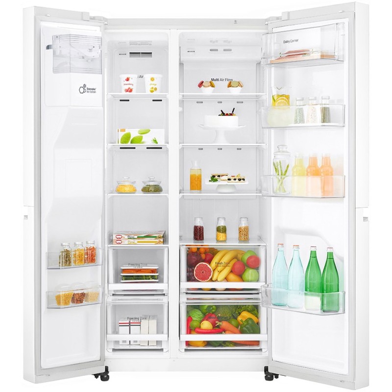 یخچال فریزر ساید بای ساید ال جی GCL 267PXW