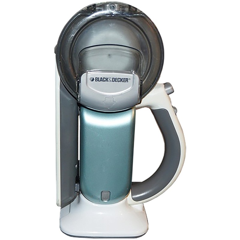 جاروبرقی دستی بلک اند دکر PV1425N رنگ خاکستری و آبی با پایه شارژر