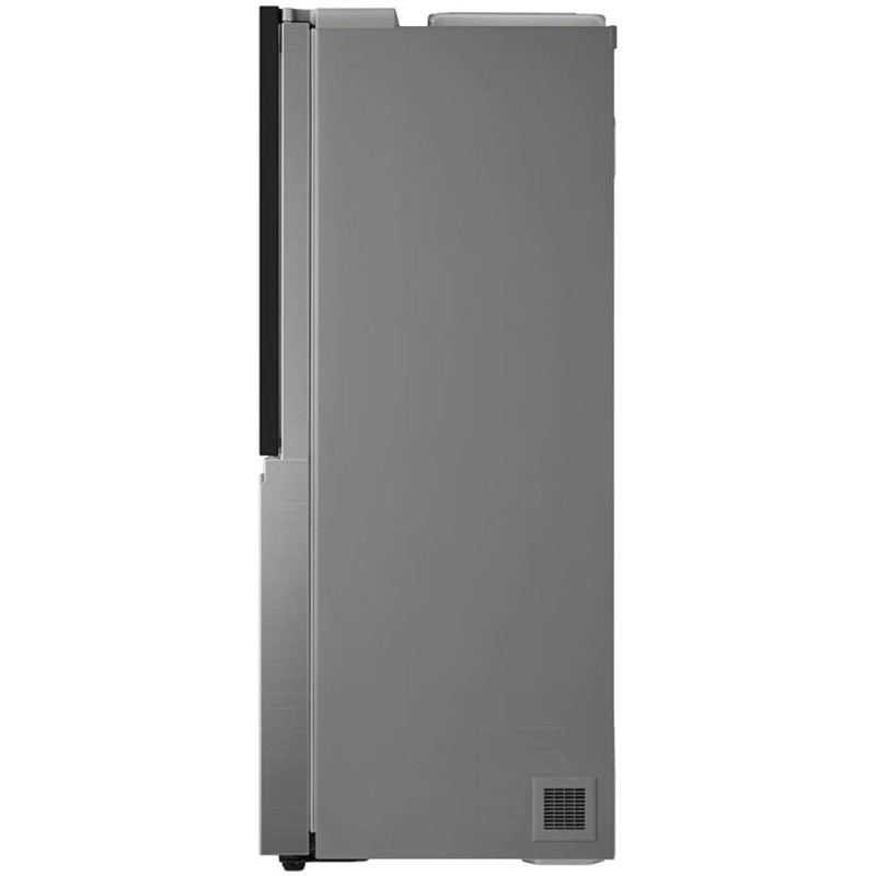 طراحی بدنه و بغل یخچال فریزر نقره ای ال جی GCX-287