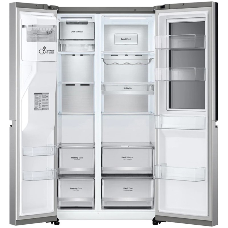 یخچال فریزر 24 فوت ال جی X287TNSI رنگ نقره ای