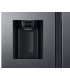 طراحی آب ریز و یخ ریز یخچال فریزر Samsung RS68 رنگ نقره ای