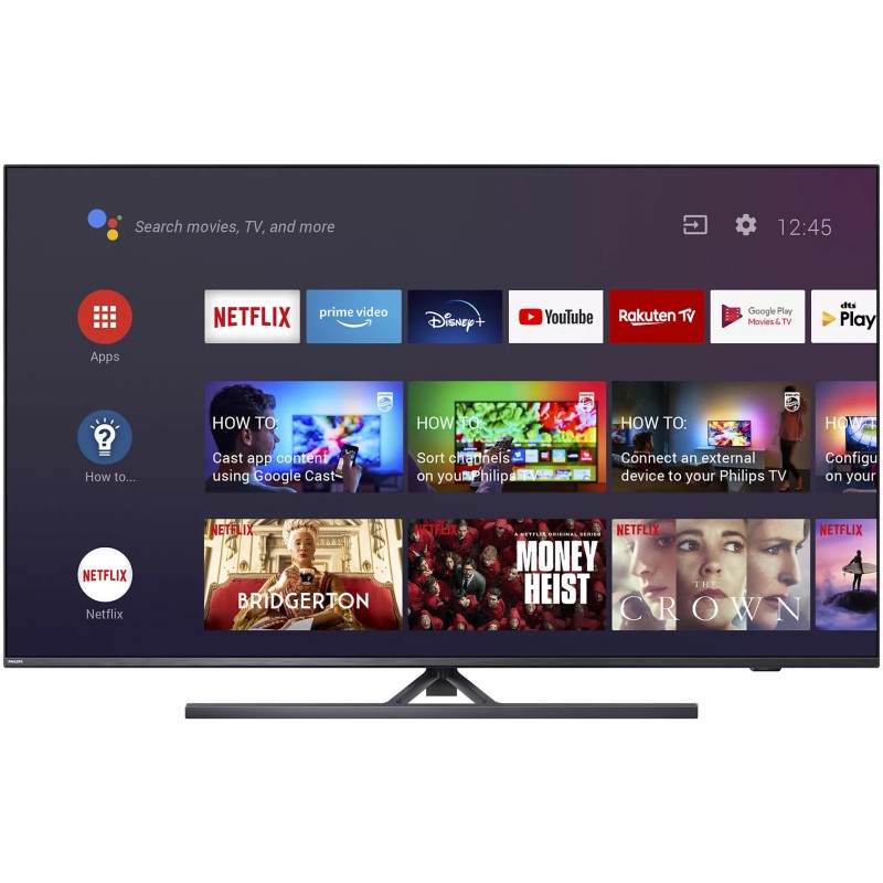 تلویزیون اسمارت فیلیپس 65PUS8556 با سیستم عامل اندروید 10