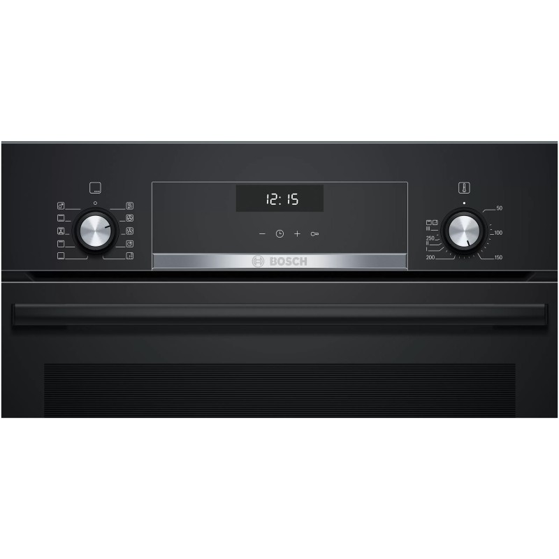 برنامه ها و صفحه نمایش فر برقی توکار بوش HBJ558YB0Q رنگ مشکی