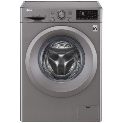 قیمت ماشین لباسشویی ال جی F2J5QNP7S یا 2J5 یا J5 رنگ نقره ای محصول 2019