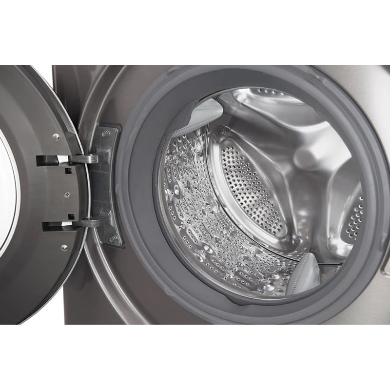 دیگ برجسته ماشین لباسشویی ال جی F2J5QNP7S با سرعت چرخش 1200 دور در دقیقه