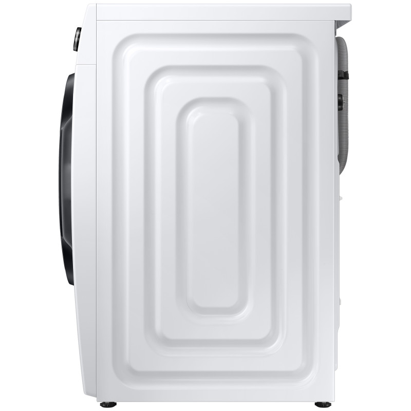 نمای بغل و طراحی ماشین لباسشویی سفید Samsung WW90T4540AE