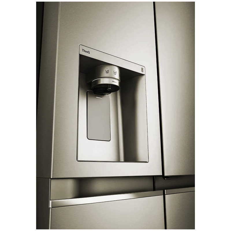 طراحی آب ریز یخچال فریزر 31 فوت ال جی GC-J348CSFS رنگ نقره ای