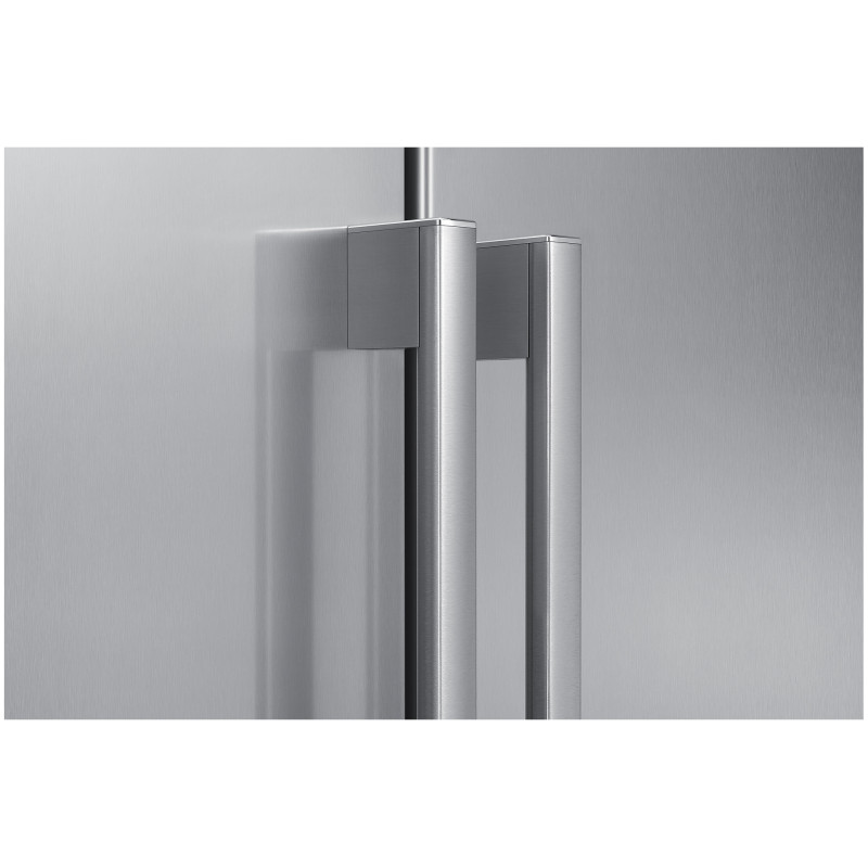 طراحی دستگیره های یخچال فریزر ساید بای ساید سامسونگ RS50N3513SL رنگ نقره ای