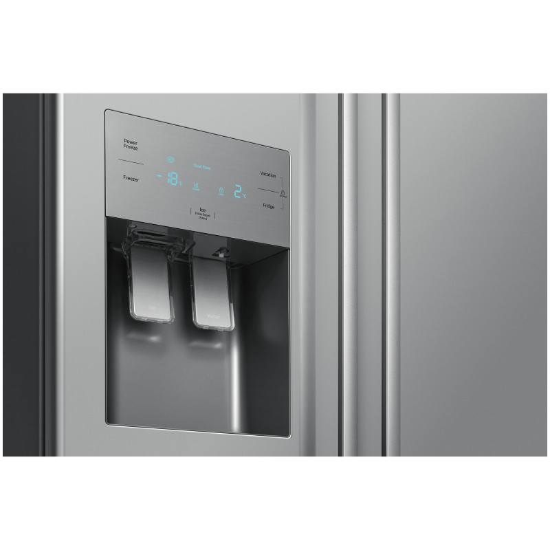 طراحی پنل کنترلی یخچال فریزر سامسونگ RS50N3513SA رنگ اینوکس