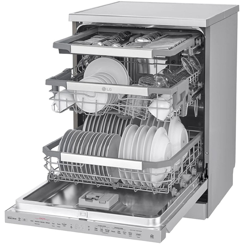 ماشین ظرفشویی DFB325HS ال جی رنگ نقره ای