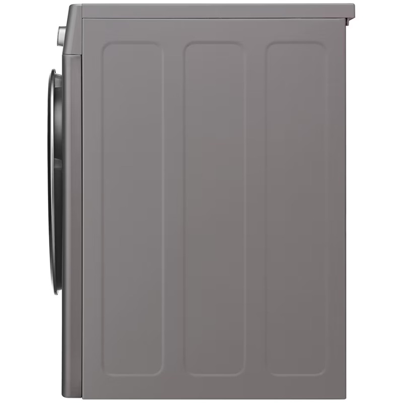 نمای بغل ماشین لباسشویی ال جی نقره ای F4J6VYP2S
