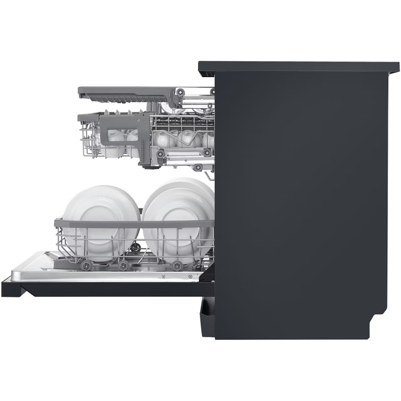 ماشین ظرفشویی LG DFB325HS رنگ مشکی آسانسور دار