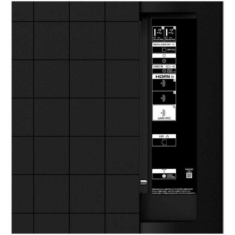 پورت های ورودی و خروجی تلویزیون سونی 50X77L