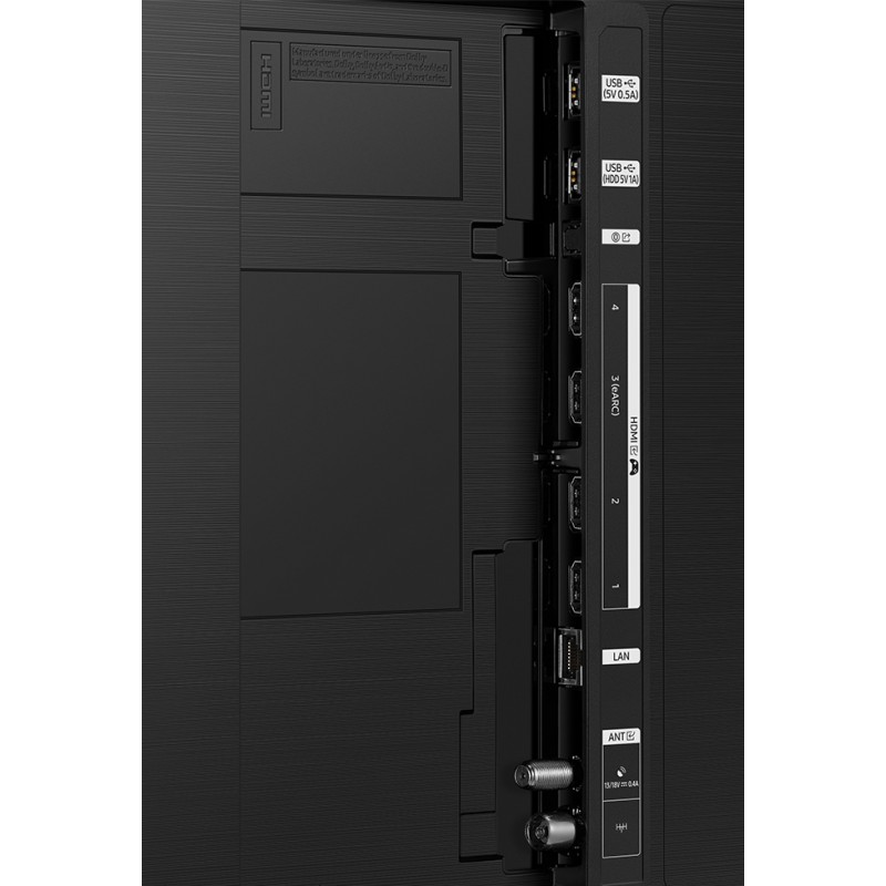 پورت های ورودی و خروجی تلویزیون سامسونگ 55Q70C مونتاژ مصر با گیرنده دیجیتال DVB-T2 و DVB-S2