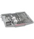 طبقه ی بالایی یا سبد Cutlery drawer مخصوص قاشق و چنگال ماشین ظرفشویی بوش SMS6ECW57E