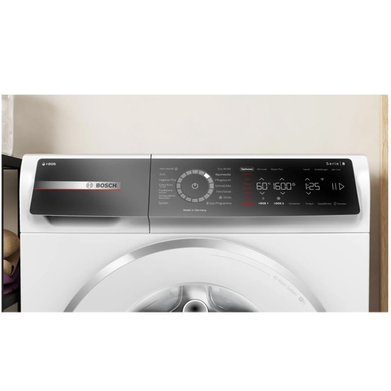 خرید ماشین لباسشویی سری 8 بوش مدل WGB256A90 رنگ سفید