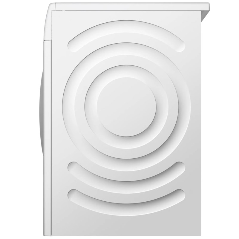 طراحی ماشین لباسشویی سفید بوش WGB256A90 از بغل