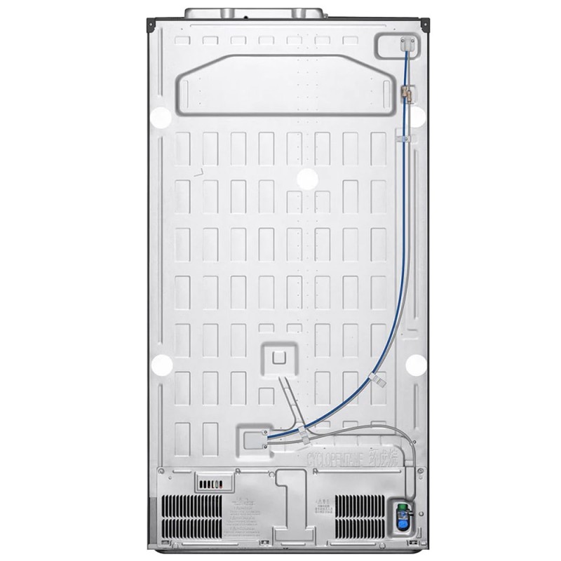 نمای پشت یخچال فریزر LG GR-X267 با موتور Inverter Linear