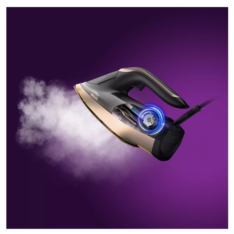 اتو بخار فیلیپس DST8041 با قدرت بخار مداوم 80 گرم در دقیقه و ظرفیت مخزن 350 میلی لیتر