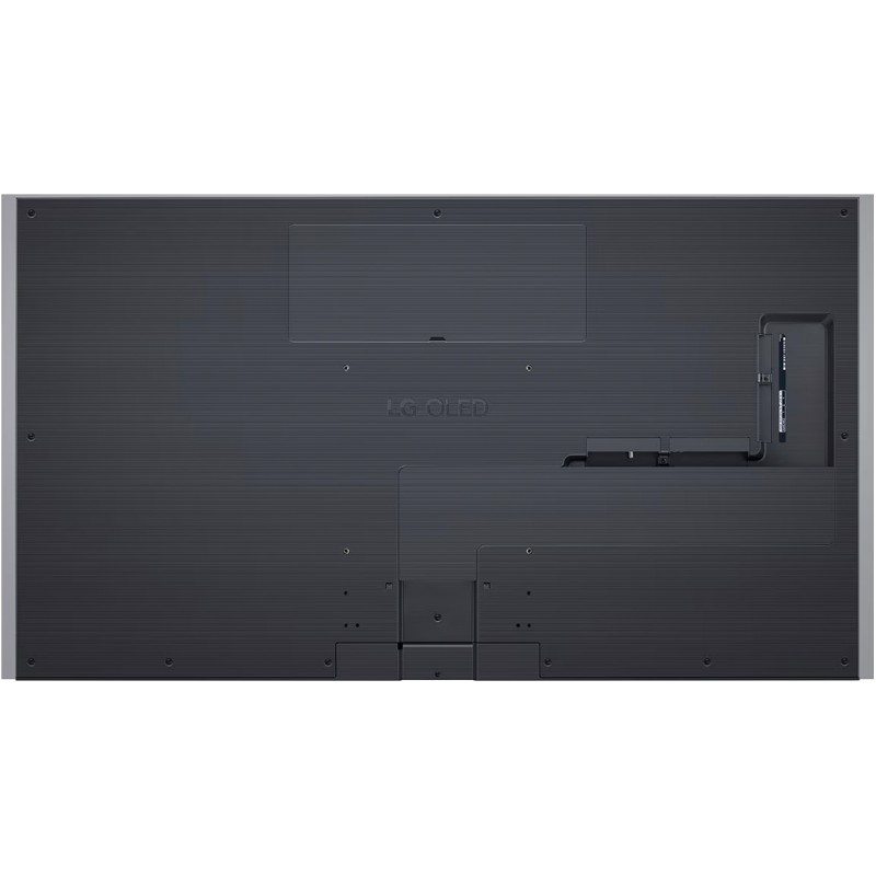 طراحی و نمای پشت تلویزیون 65G3 ال جی (داخل جعبه مونتاژ اندونزی این محصول کاورهای پشت تلویزیون وجود ندارند)