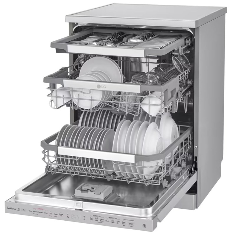 ماشین ظرفشویی ال جی 335 با ظرفیت 14 نفره