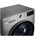 طراحی ماشین لباسشویی ال جی نقره ای پلاتینیومی F4R5VYG2P