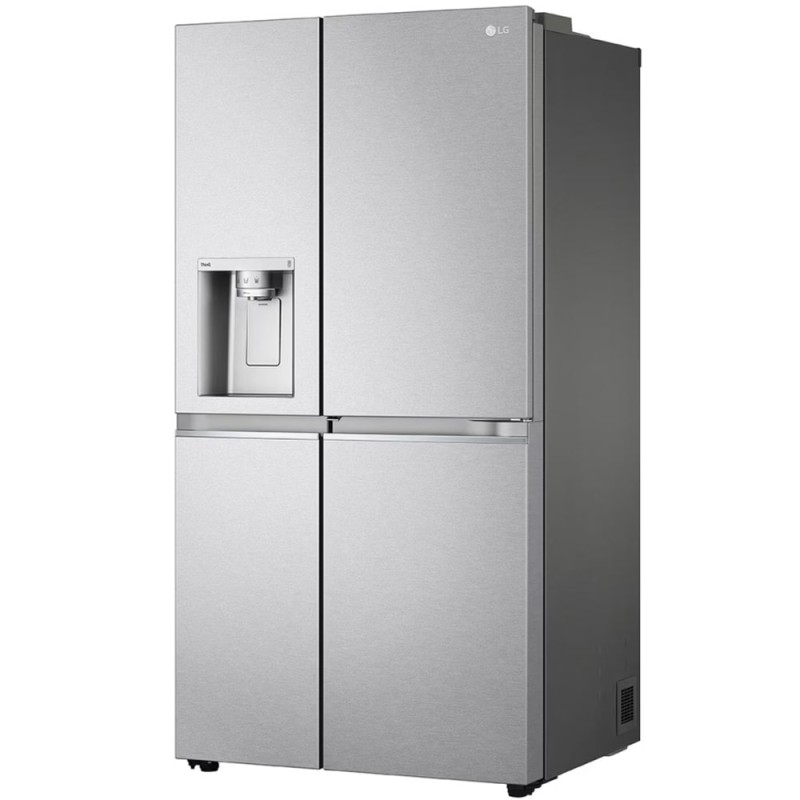 یخچال فریزر ساید بای ساید ال جی J287 رنگ نقره ای