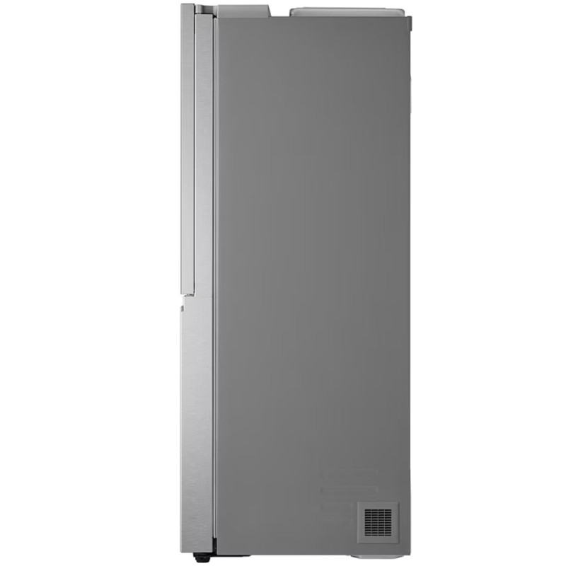 طراحی یخچال فریزر سفید ال جی GCJ-287TNL از نمای پهلو